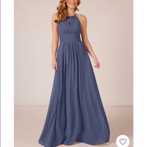 Azazie Bonnie Dress - stormy